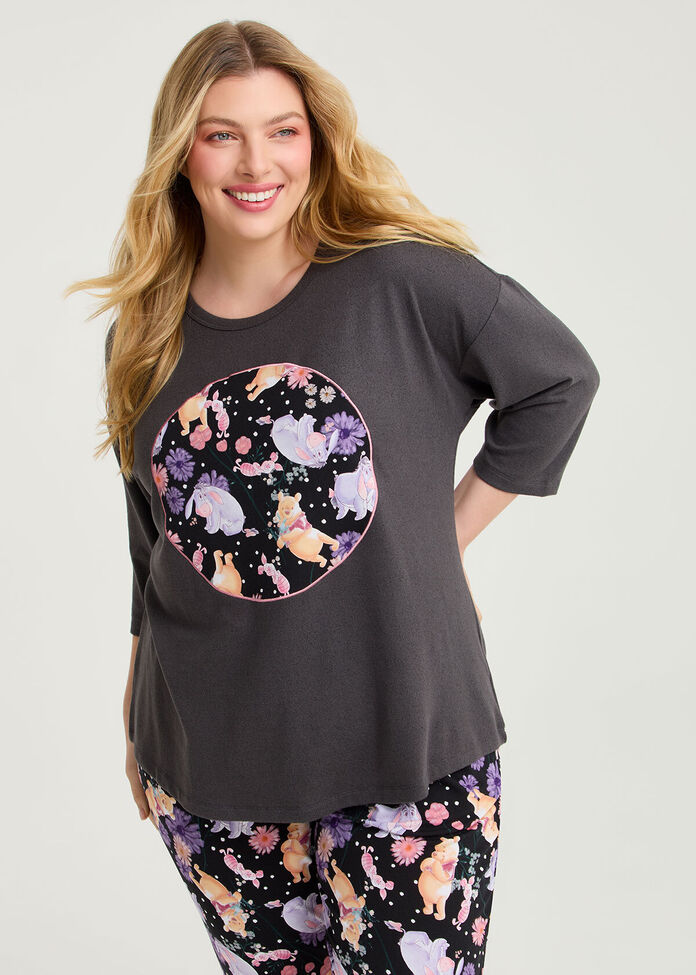 Winnie The Pooh Cosy Pyjama Top, , hi-res