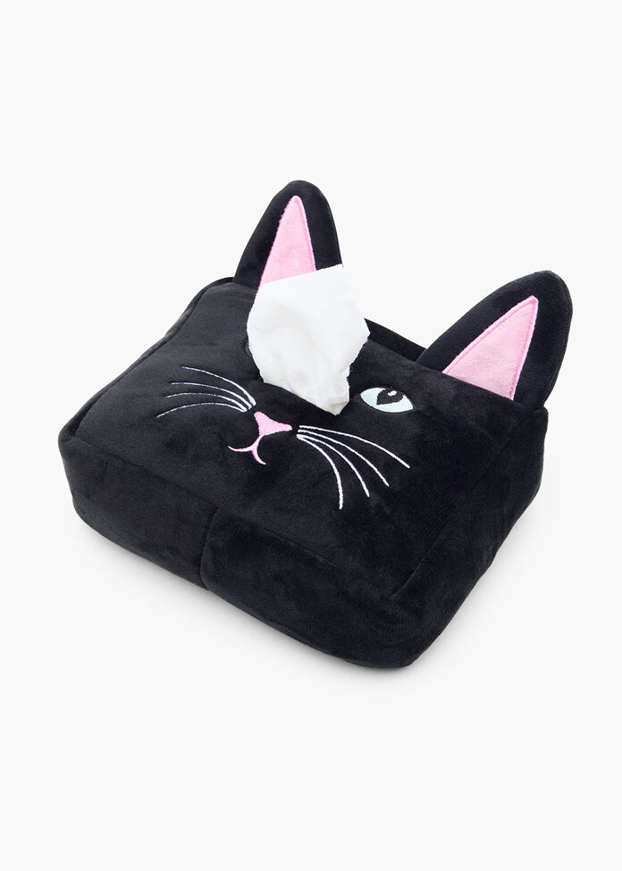 Cat Tissue Box Cover, MULTI, hi-res