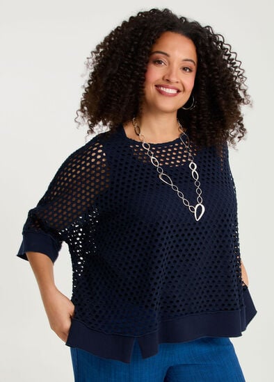 Plus Size Textured Cali Overtop