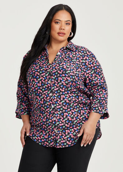 Plus Size Natural Shirt