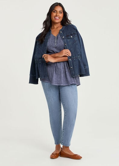 Plus Size Cotton Skinny Fit Jean