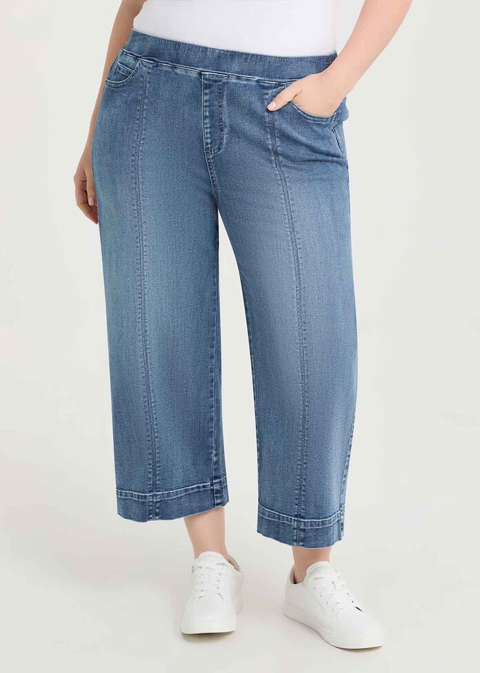 The Wide Leg Crop Jean, , hi-res