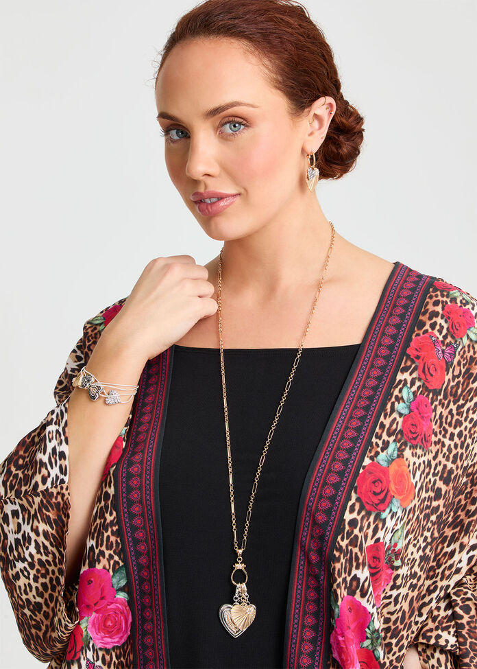 Heart Charm Play Necklace, , hi-res