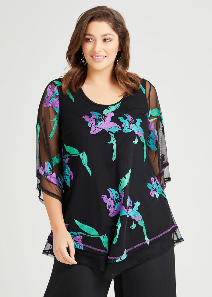 Florette Embroidered Tunic, , hi-res