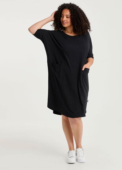 Plus Size Pima Cotton Traveller Dress