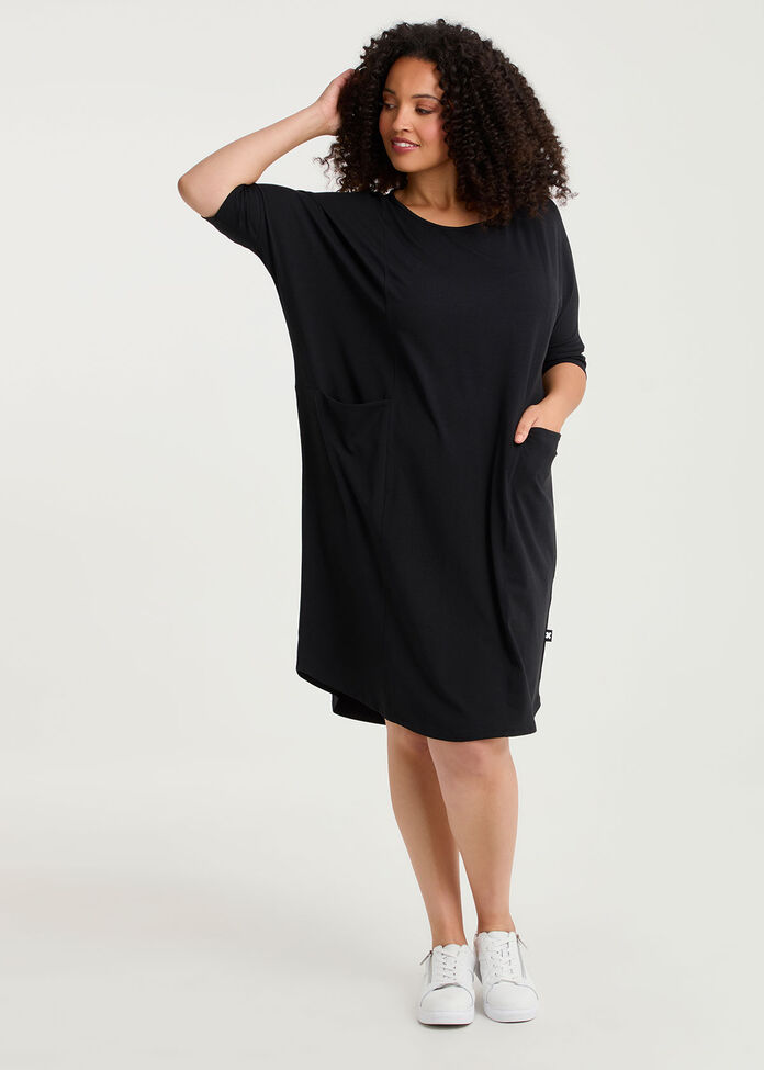 Pima Cotton Traveller Dress, , hi-res