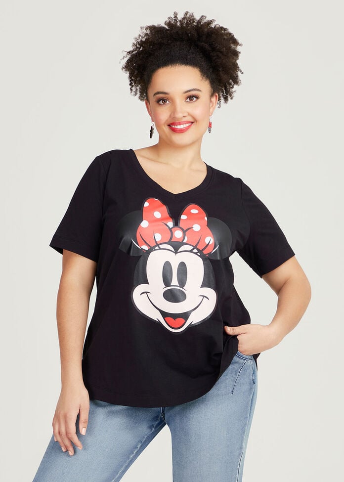 Minnie Mouse Cotton Tee, , hi-res