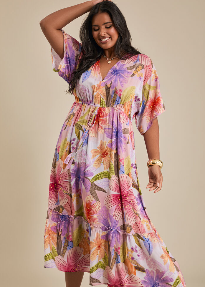 Natural Sunset Maxi Dress, , hi-res