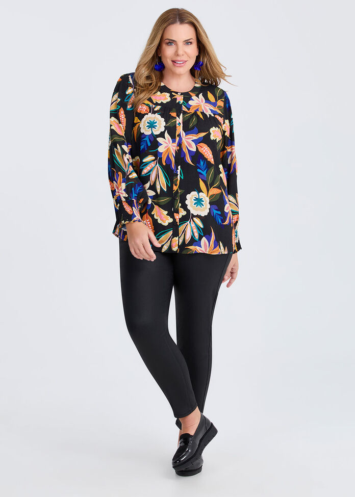 Natural Mystic Floral Top, , hi-res