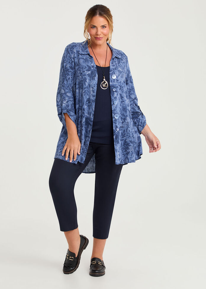 Paisley & Foil Natural Shirt, , hi-res