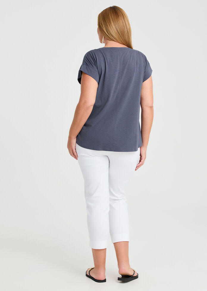 Pima Cotton Elevate Top, , hi-res