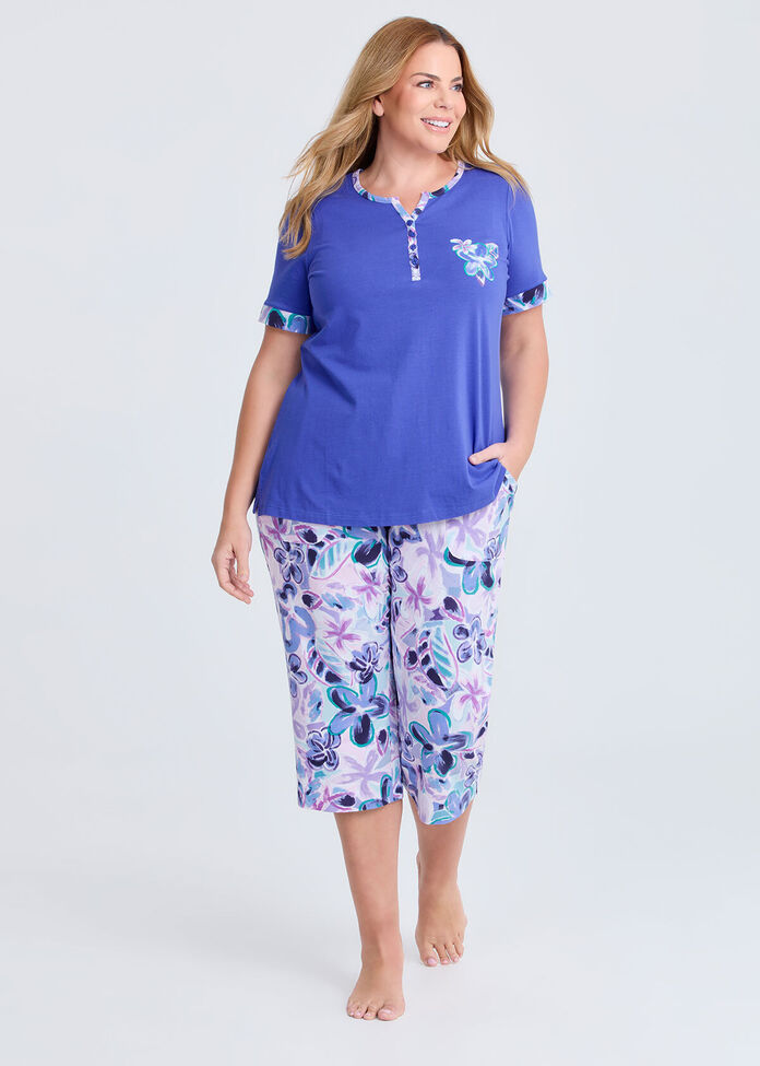 Australian Cotton Pj Top, , hi-res