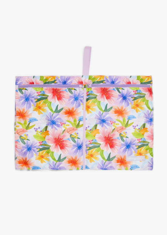 Floral Travel Laundry Bag, , hi-res