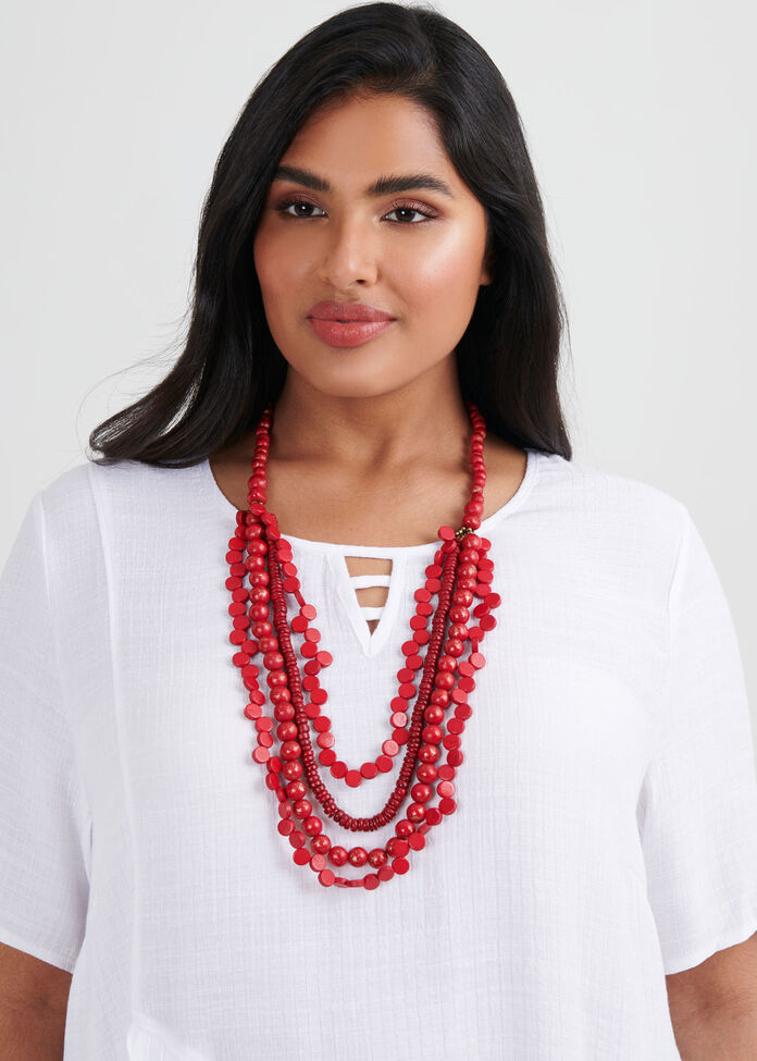 Lady In Red Necklace, , hi-res