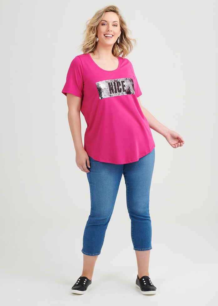 Organic Naughty Nice Top, , hi-res