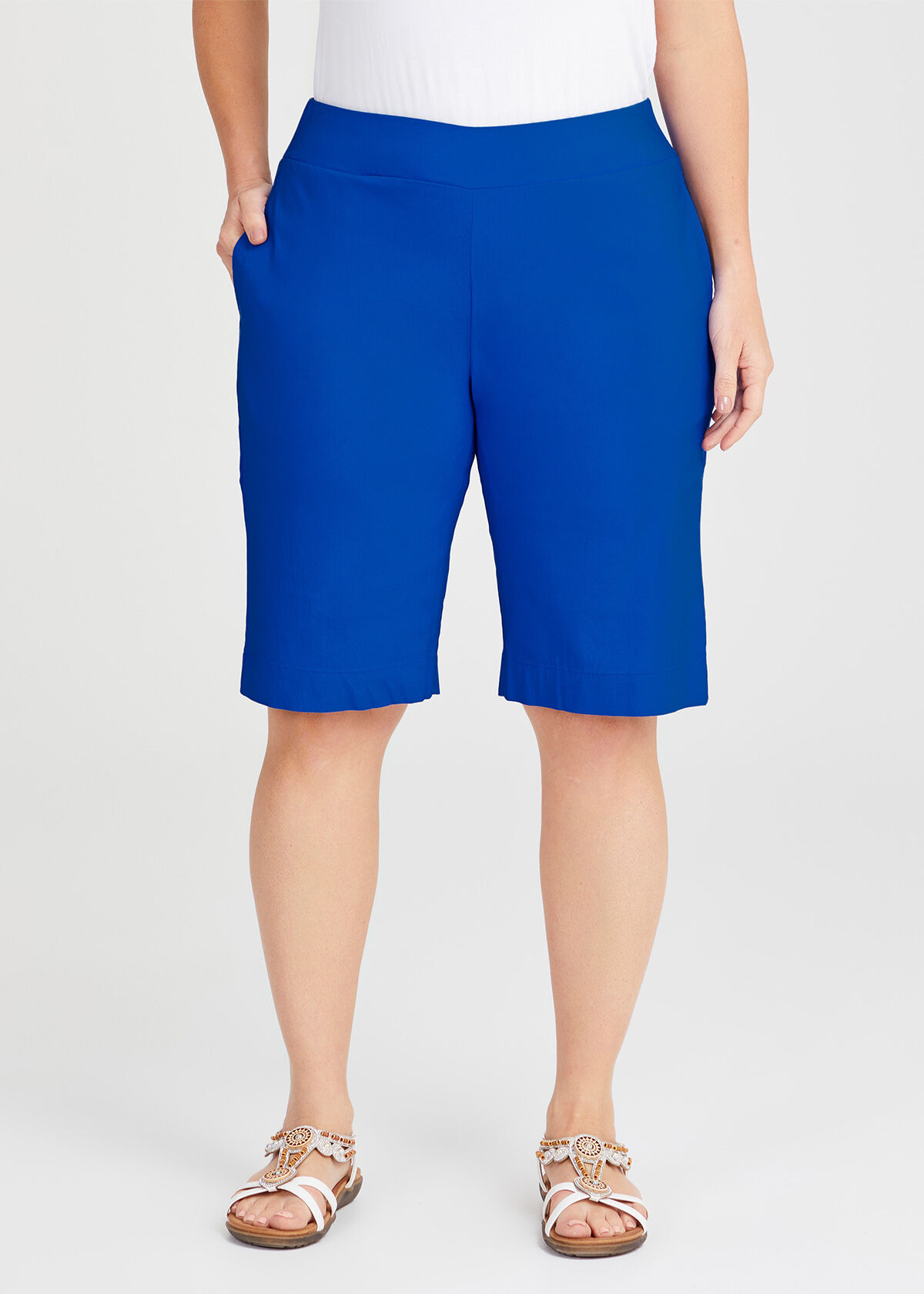 Shop Plus Size Expose Short in Blue Taking Shape NZ