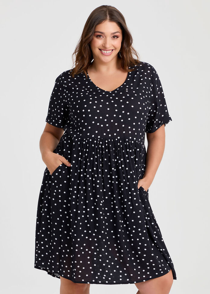 Natural Holiday Pocket Dress, , hi-res
