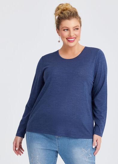 Plus Size Wool Bamboo Top