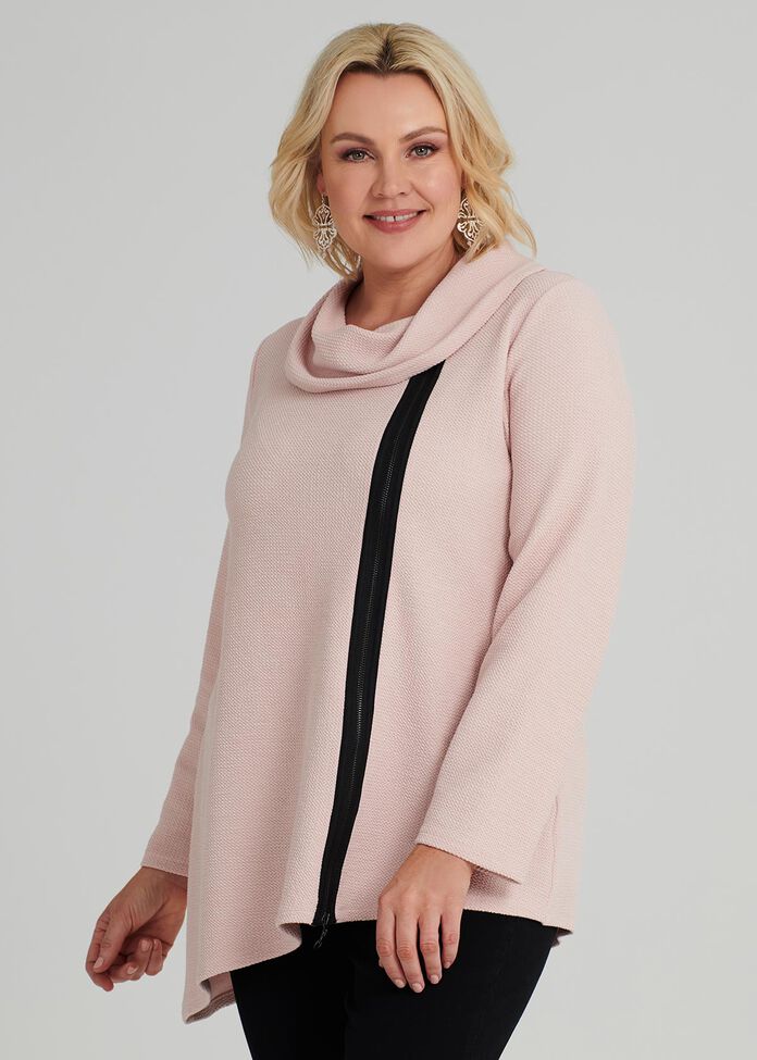 Ebony Long Sleeve Top, , hi-res