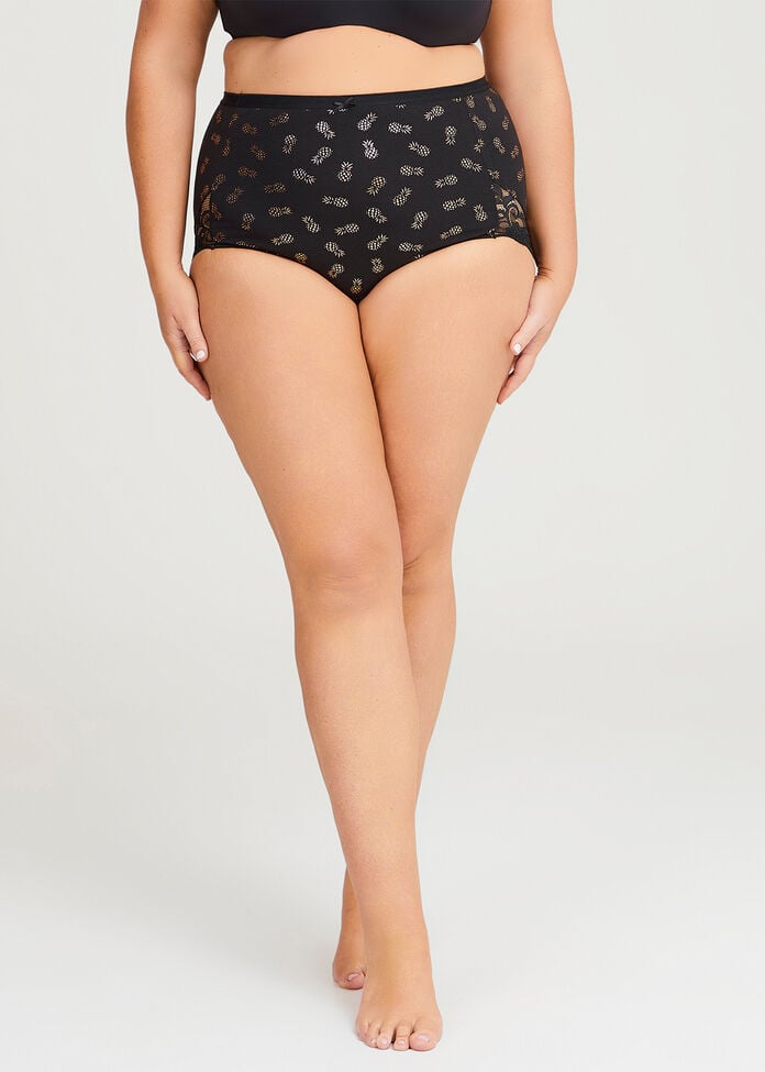 Plus Size Women's 2pk Eco Cotton Pineapple Briefs Size 12 in Print - Taking  Shape - Price Hipster