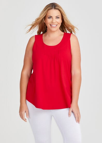 Plus Size Good Earth Australian Cotton Element Tank 