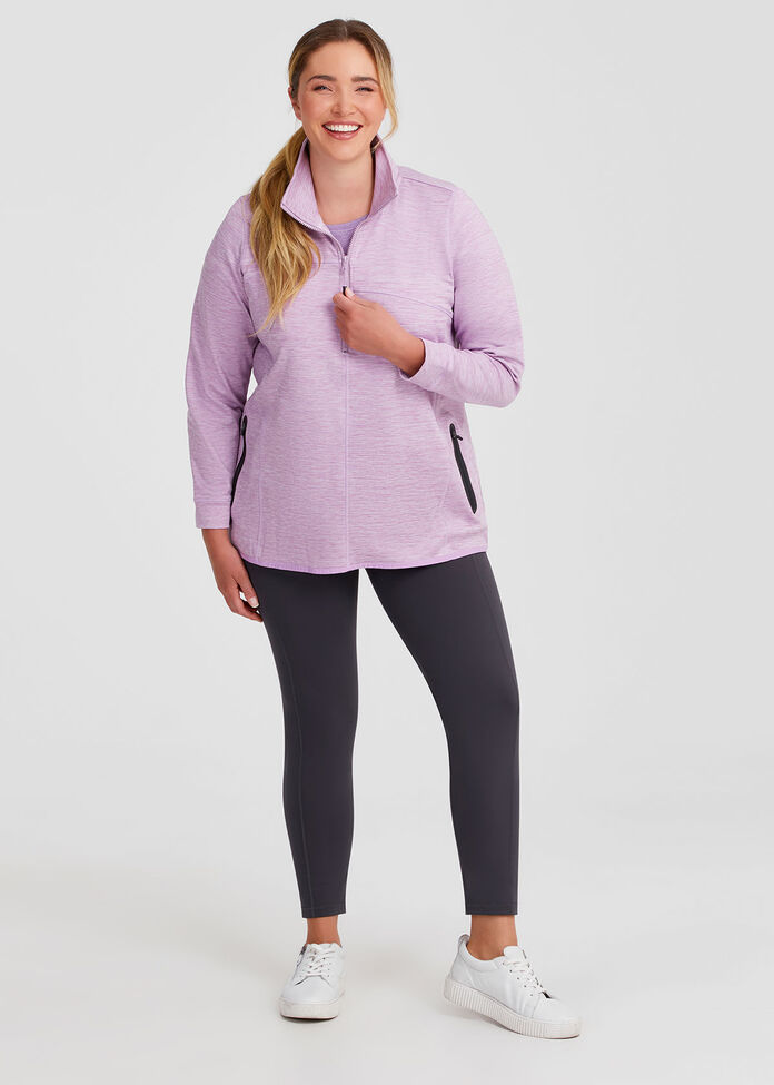 Active Spacedye Half Zip Top, , hi-res
