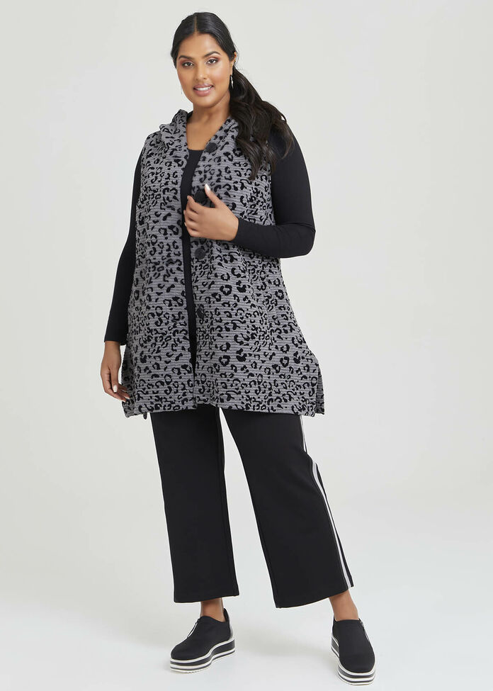 Jasper Rib Ponte Vest, , hi-res