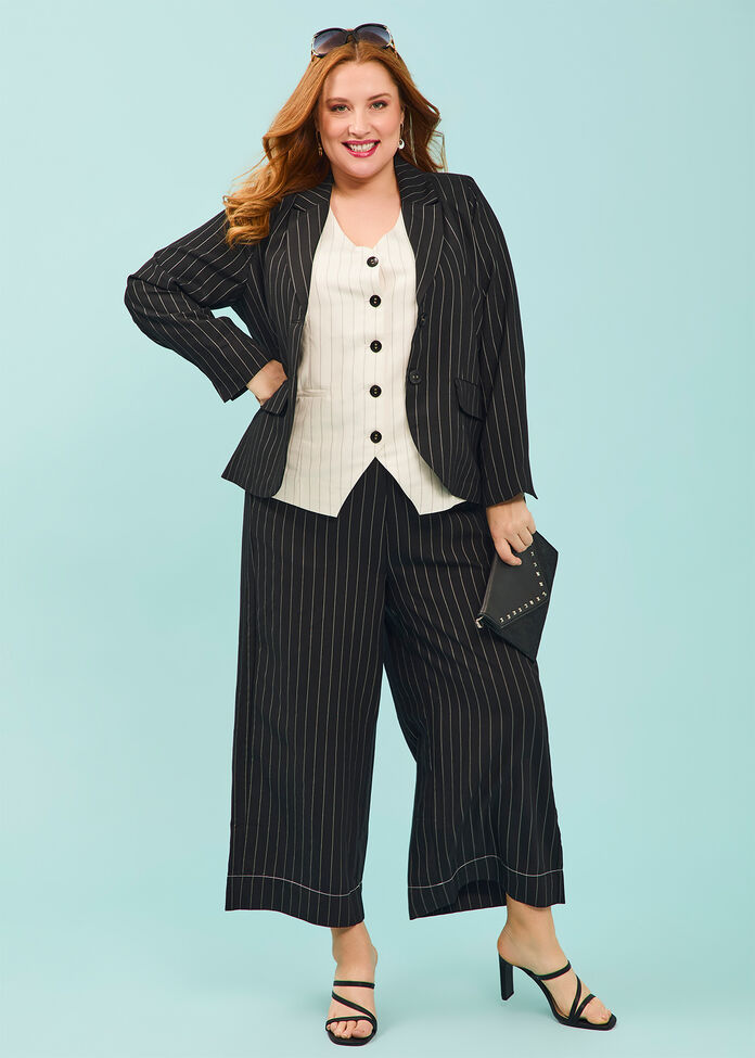 Bronte Pinstripe Vest, , hi-res