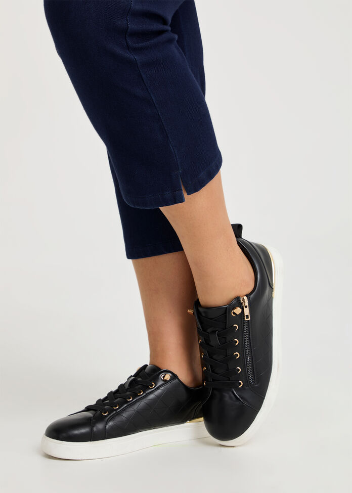 Elastic Zip Sneaker, , hi-res