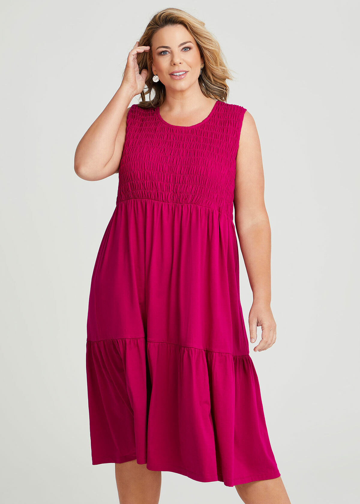 Plus size hotsell cotton tank dress