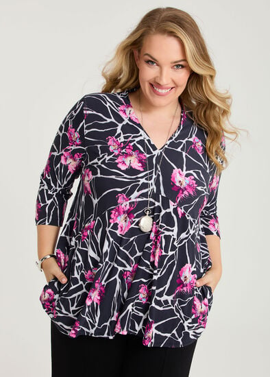 Plus Size Bardot Luna Tunic