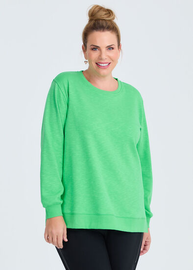 Plus Size Boyfriend Tunic Sweat
