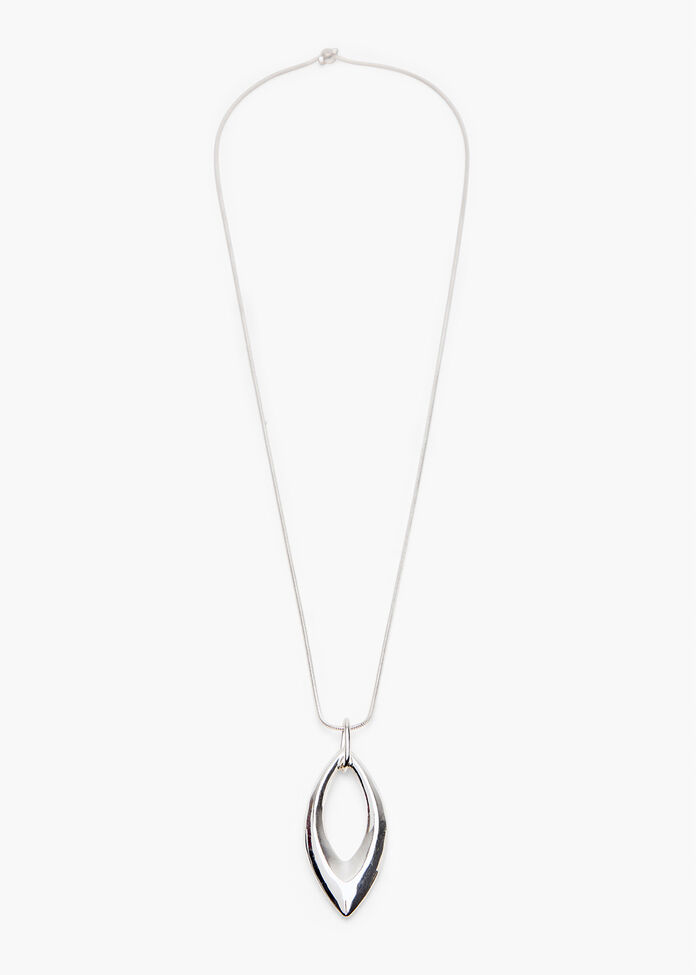 Open Oval Necklace, , hi-res