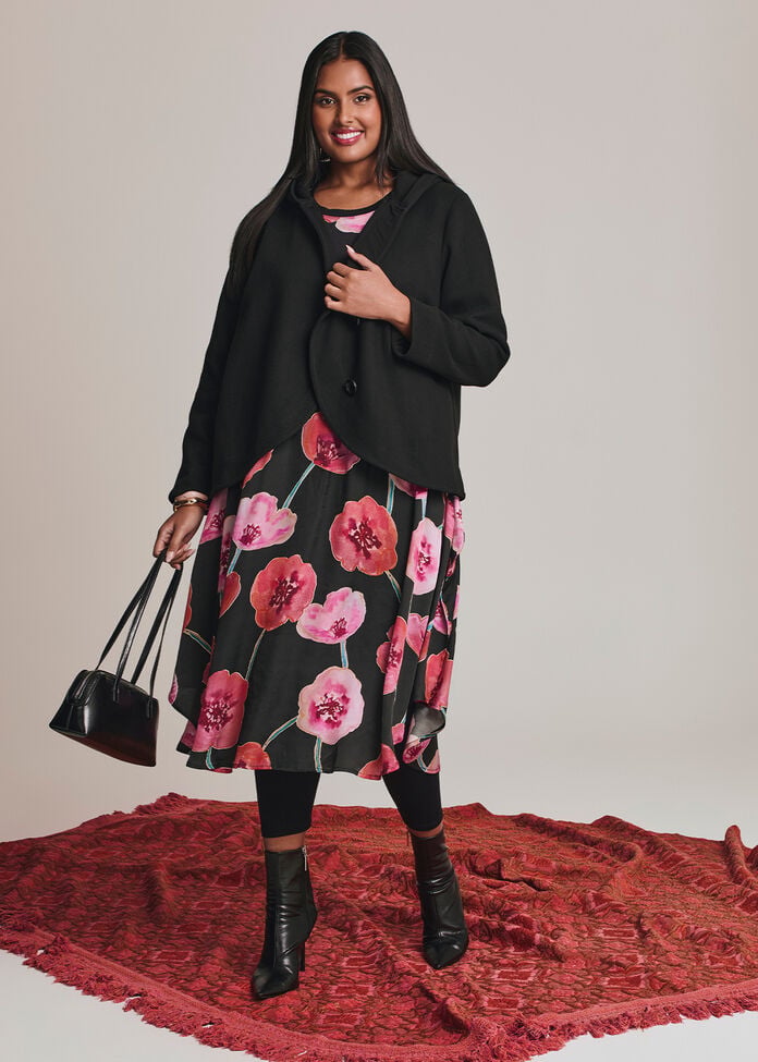 Cotton Wild Poppy Dress, , hi-res