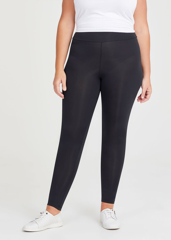 Shop Plus Size Integra Full Length Legging, Black Taking Shape AU