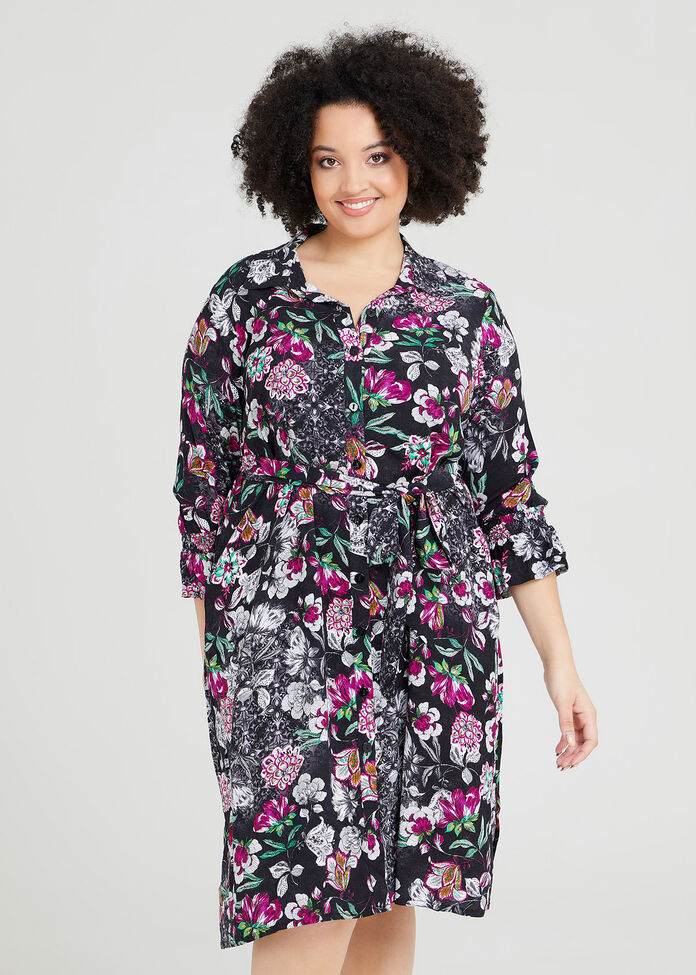 Natural Bridget Shirt Dress, , hi-res