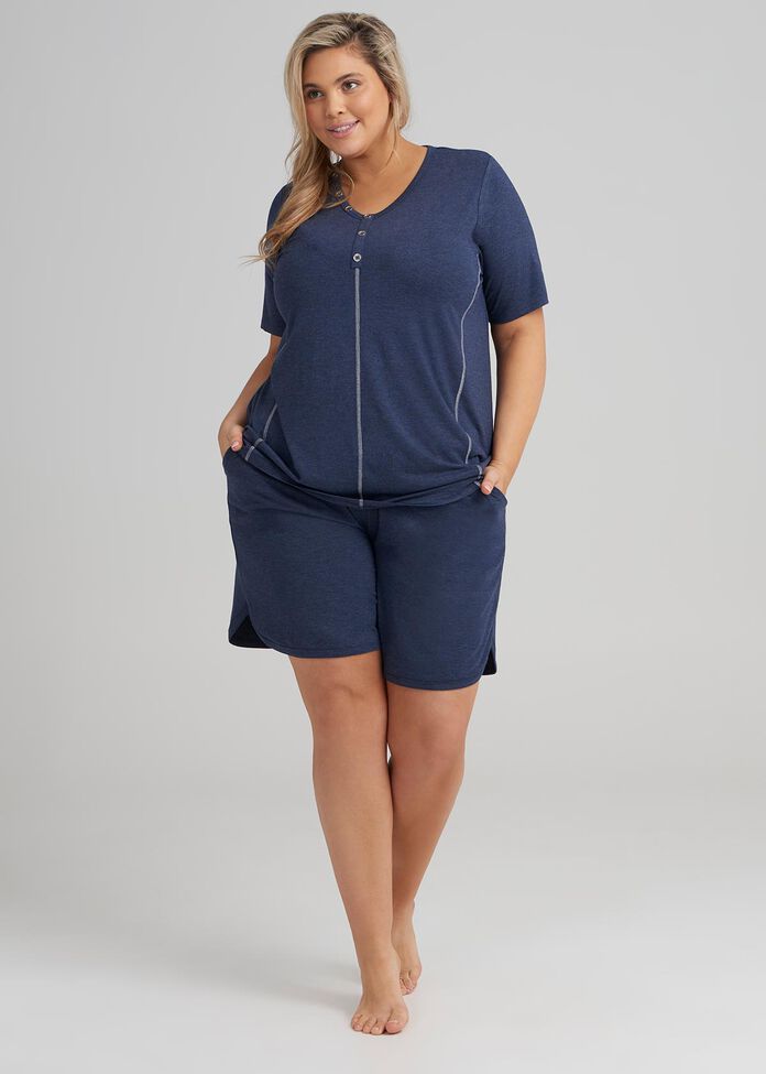 Lurex Lounge Tee, , hi-res