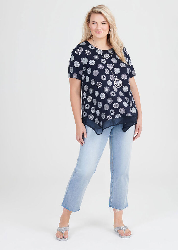 Bamboo Fun Circles Top, , hi-res