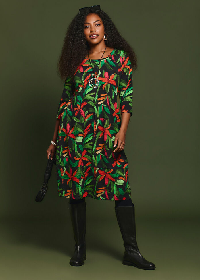Cotton Dahlia Dress, , hi-res