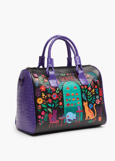 Cat Cafe Shoulder Bag