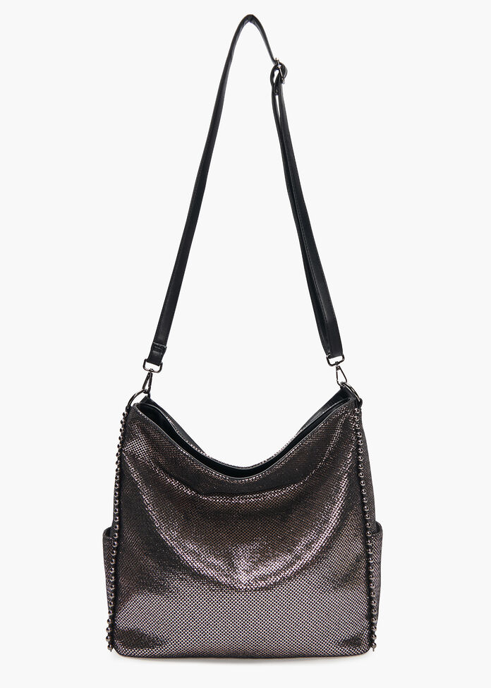 Shimmer Hobo Bag, , hi-res