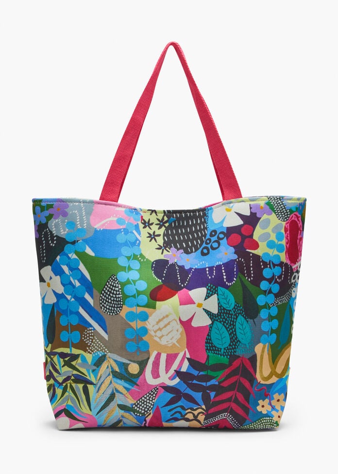 Joan Blond Floral Tote Bag, , hi-res