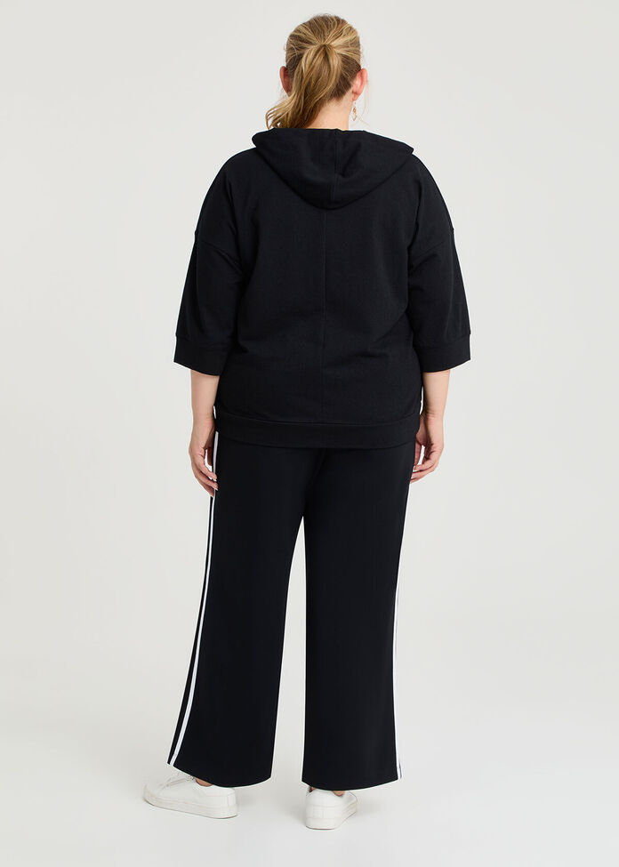 Cotton Zip Thru Hoodie, , hi-res