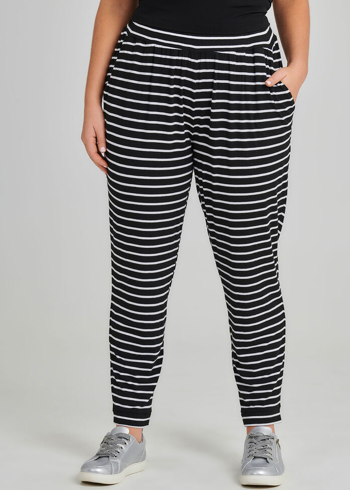 The Petite Zen Stripe Pant, , hi-res