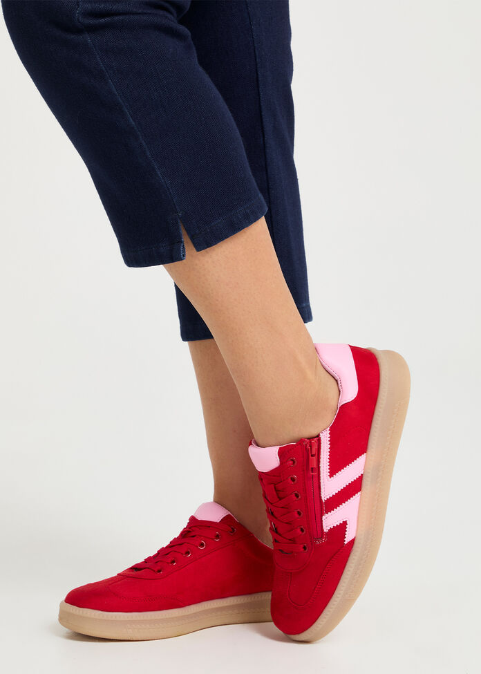 Ava Side Zip Sneaker, , hi-res