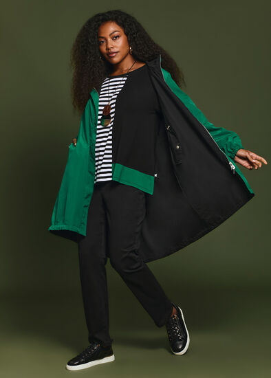 Plus Size Natural Samara Stripe Top