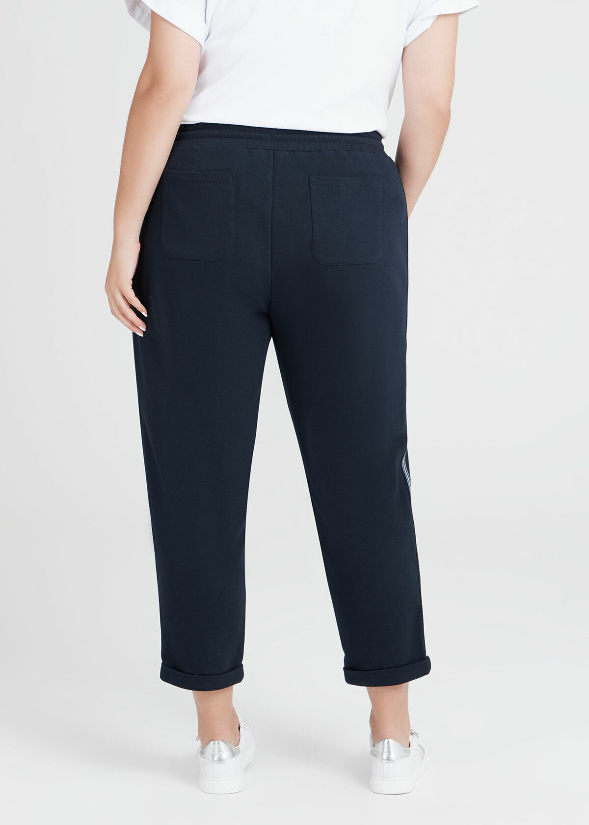 adidas lurex tape joggers