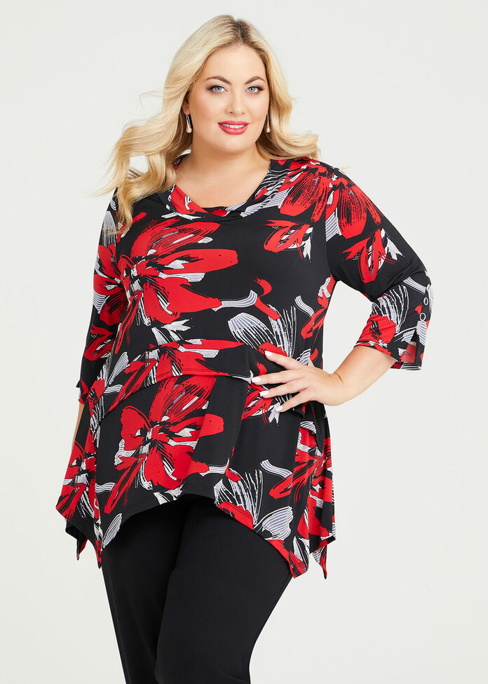 Alfani Plus Size Twisted Top, Created for Macy's