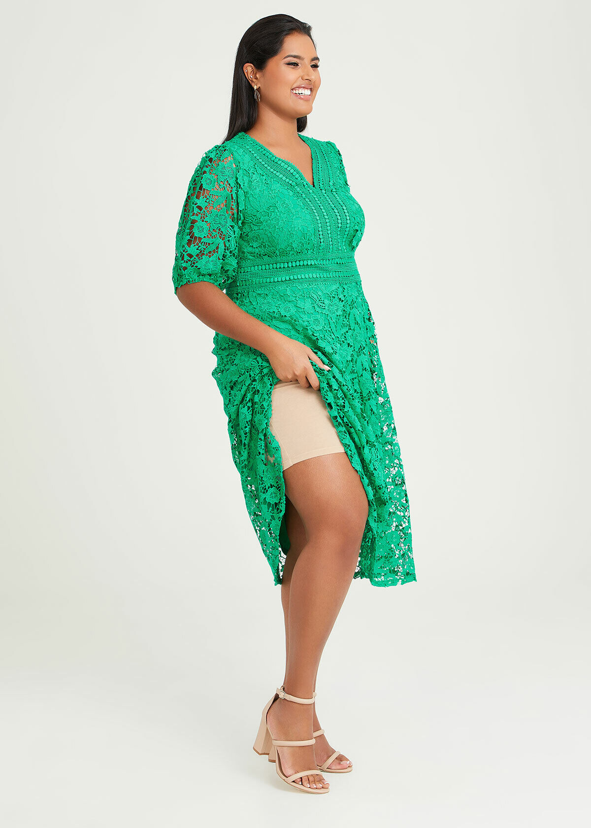 Charlotte 3 tone lace dress sales