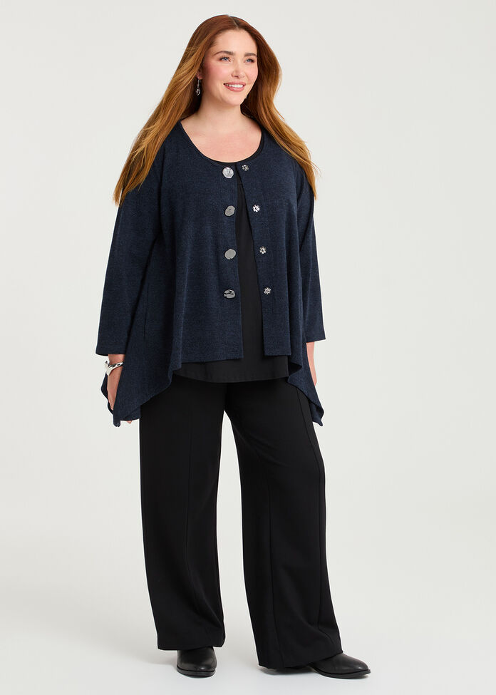Waffle Snug Cardigan, , hi-res